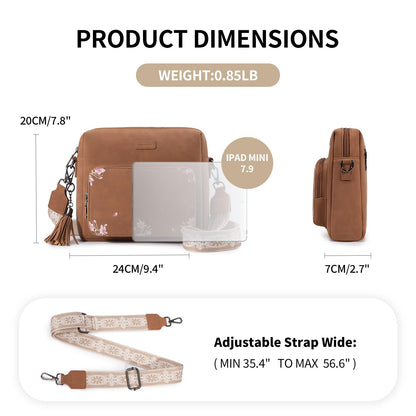 Pomelo Best Crossbody Purses for Women, Soft Leather Medium Cross Body Bags Woman, Shoulder Bag with Adjustable Strap Travel