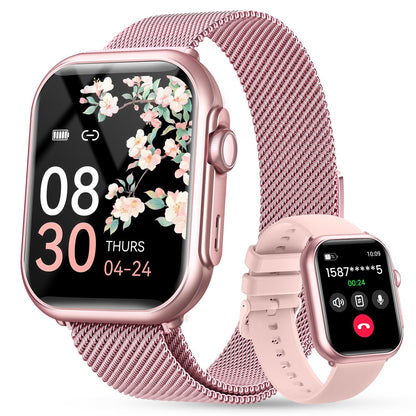 Smart Watch for Women Men Fitness: 1.85" Smart Watch with 30 Days+ Battery Life Make/Recive Call Heart Rate SpO2 Sleep Monitor 120+ Sport IP68 Waterproof Fitness Tracker Watch for iPhone Android