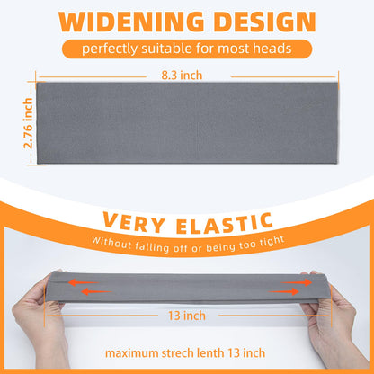 Headbands for Women 8PCS [Summer-Exclusive Headband], Non Slip Sports Headband Elastic Soft Running Fashion Headband Absorb Sweat Headbands for Men for Women for Working Out, Travel
